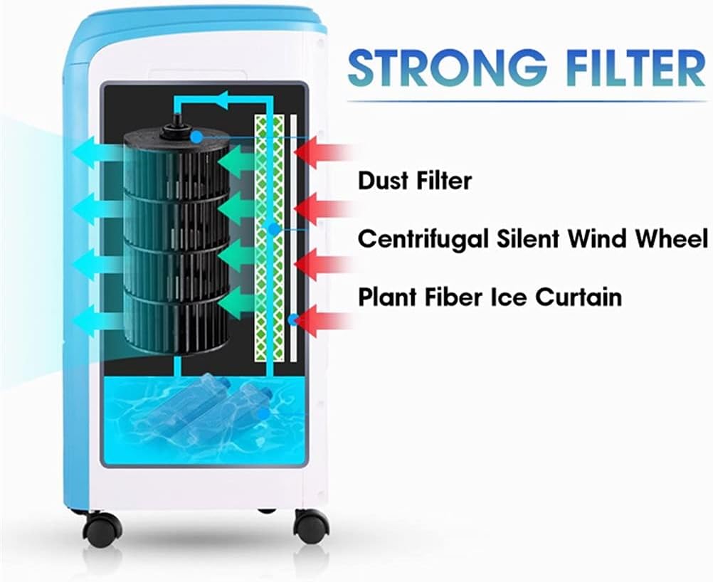 ACQUIRE 65W Portable Air Conditioner 220V Conditioning Natural Wind Air Cooling Cooler Fan Household For Living Room (Size : D)