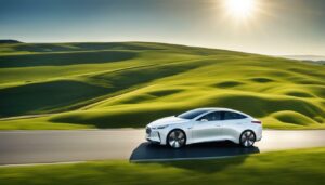 Hydrogen fuel cell car many advantages