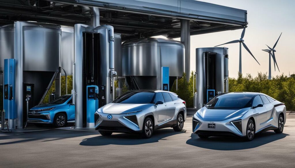 hydrogen fuel cell vehicles