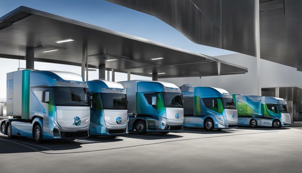 mobile hydrogen fuelers and heavy-duty hydrogen trucks