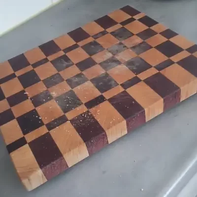 Maple & Purpleheart End Grain Cutting Board