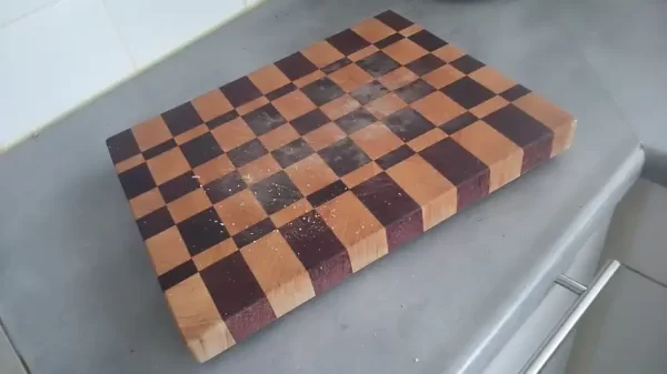 Maple & Purpleheart End Grain Cutting Board