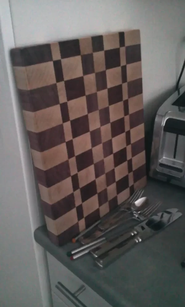 Maple & Purpleheart End Grain Cutting Board