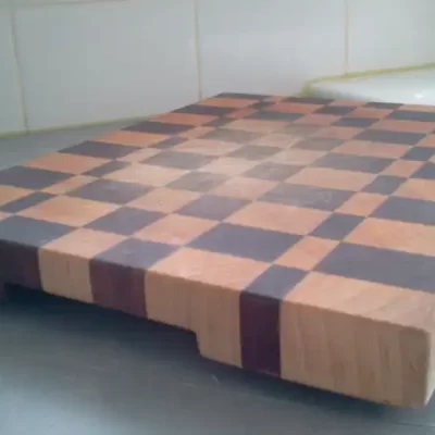 Maple & Purpleheart End Grain Cutting Board