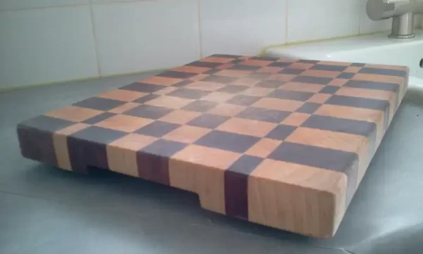 Maple & Purpleheart End Grain Cutting Board