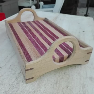 Rustic Purple Serving Mini Tray