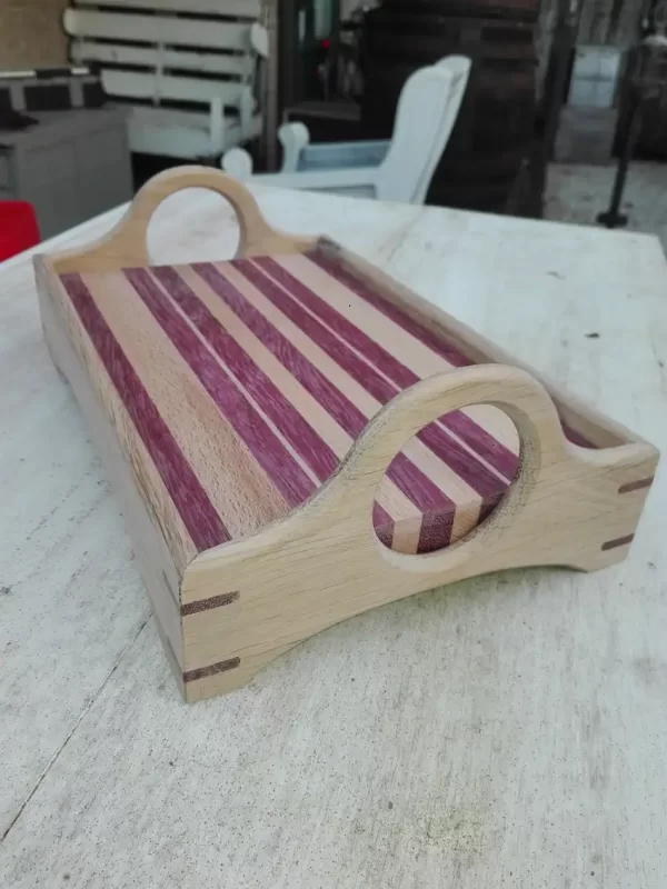 Rustic Purple Serving Mini Tray