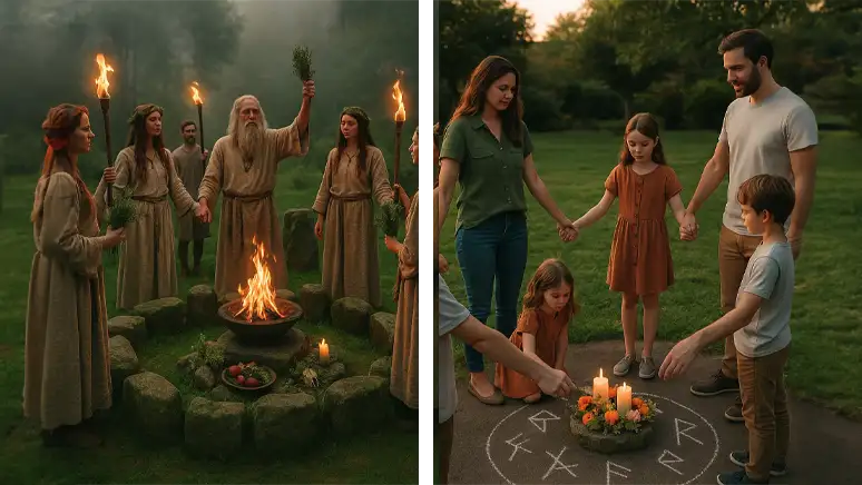 How to Integrate Ancient Celtic Seasonal Rituals Into Your Family.