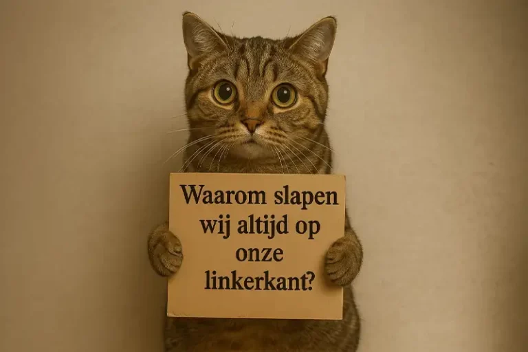 Waarom Katten Opvallend Vaak Op Hun Linkerzij Slapen: Evolutionair Raadsel Ontrafeld