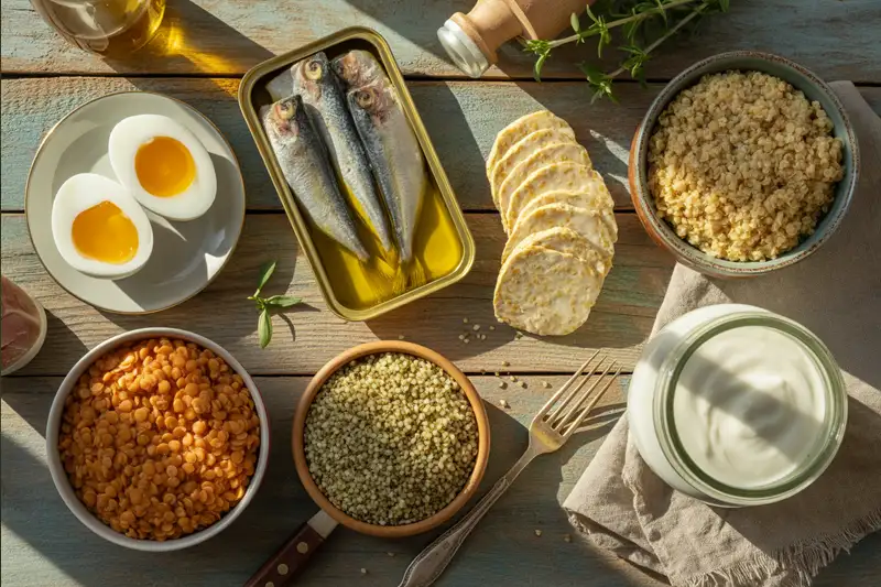 Over 60? These 7 Foods Help You Maintain—and Rebuild—Muscle Mass 1 These 7 foods help you maintain and rebuild muscle and prevent sarcopenia