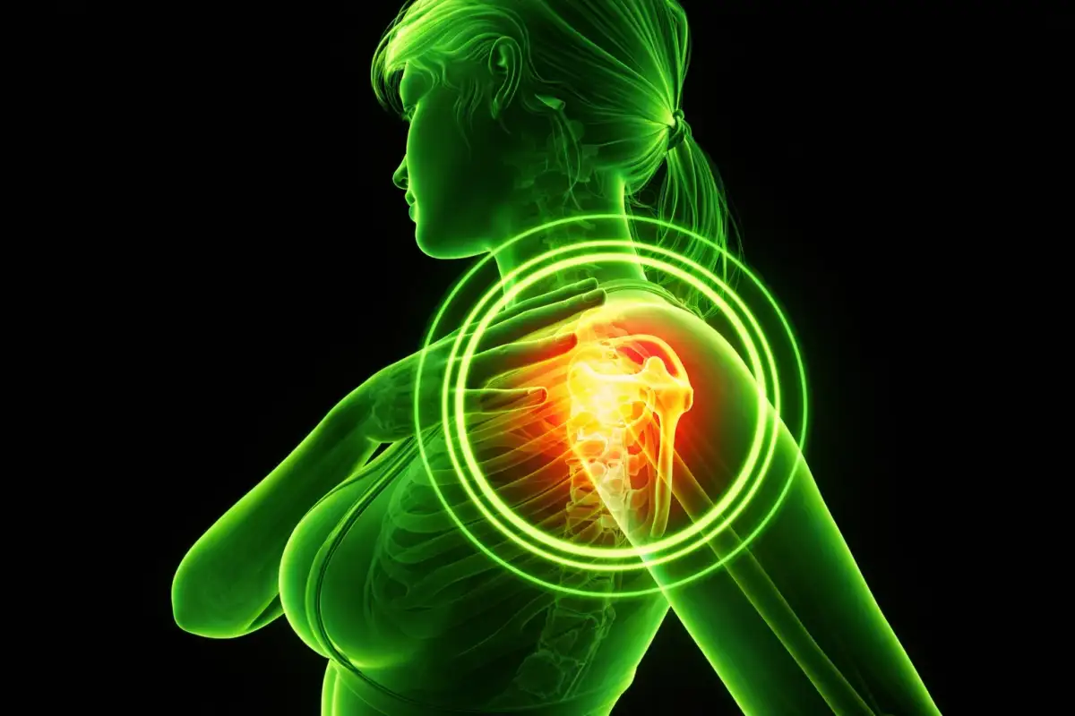 How hormones connect menopause to frozen shoulder in women.